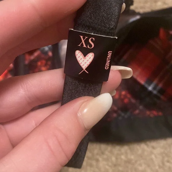 Victoria’s Secret Longline Plaid Lace Bustier Crop - Picture 9 of 10